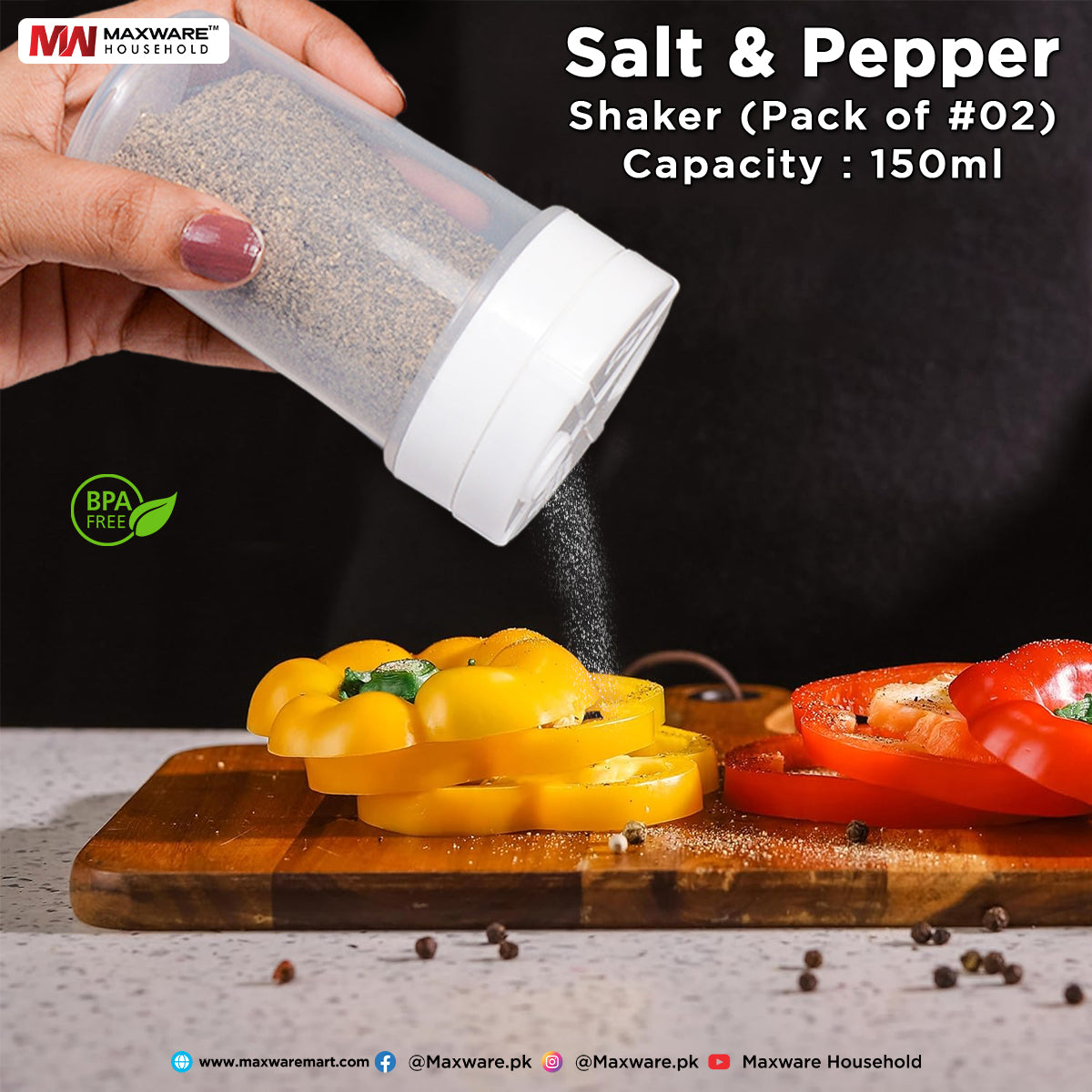 Salt & Pepper Shaker (150 ml)