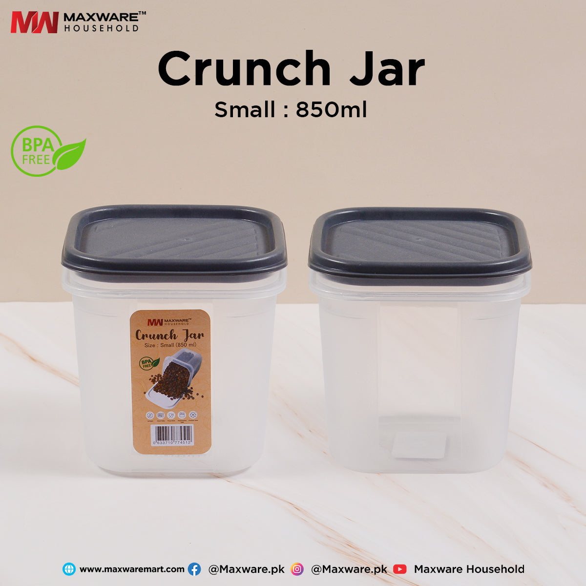 Crunch Jar Small- 850ml