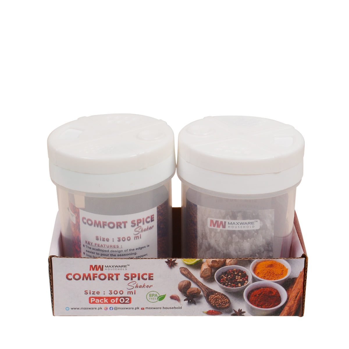 Comfort Spice Shaker - 300 ml (Pack Of 02)