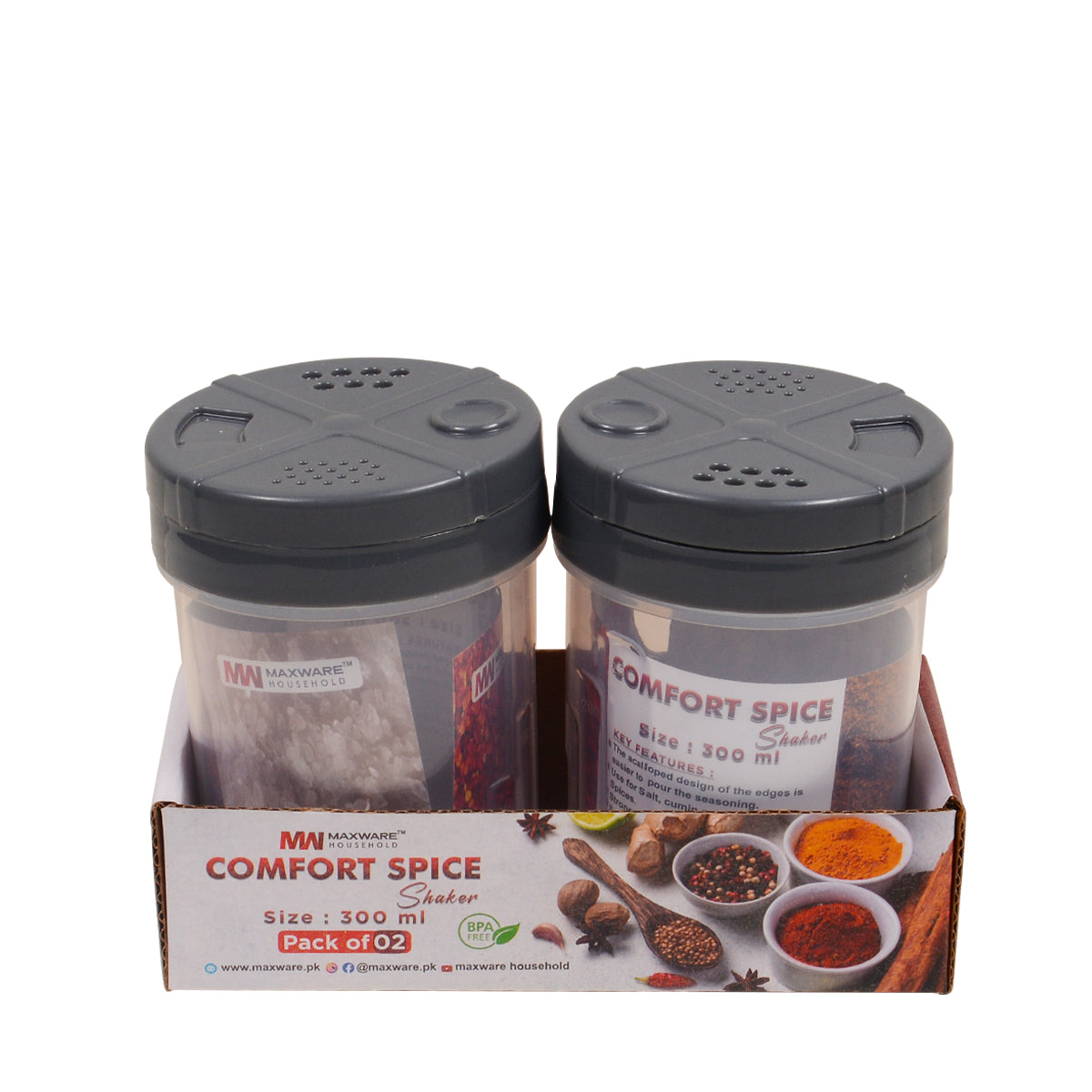 Comfort Spice Shaker - 300 ml (Pack Of 02)