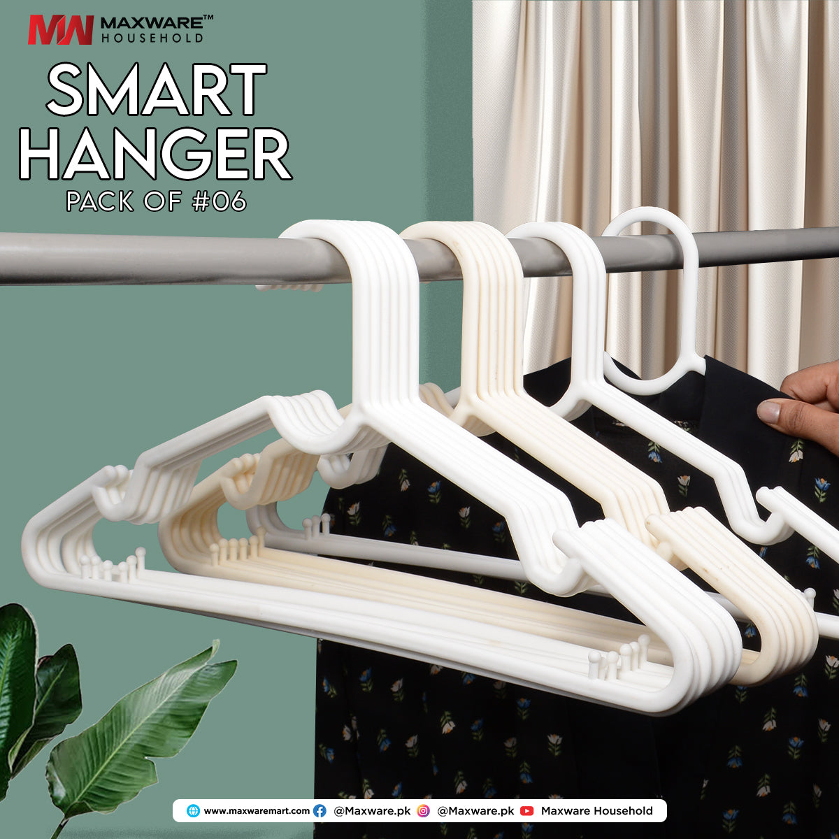 Smart Hanger Pack of 6