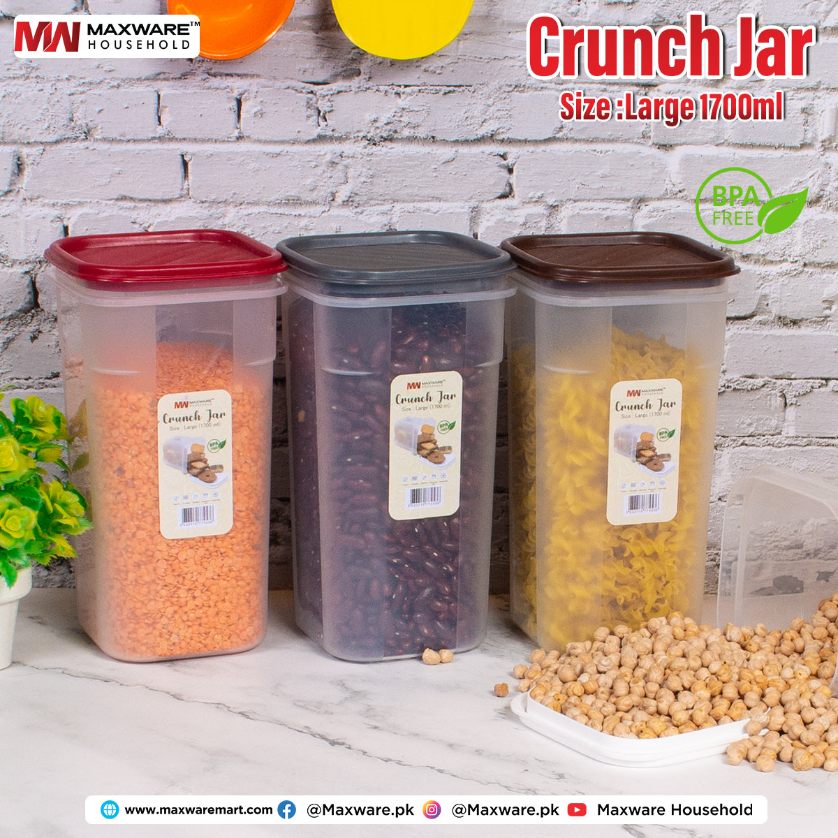 Crunch Jar Large-1700 ml