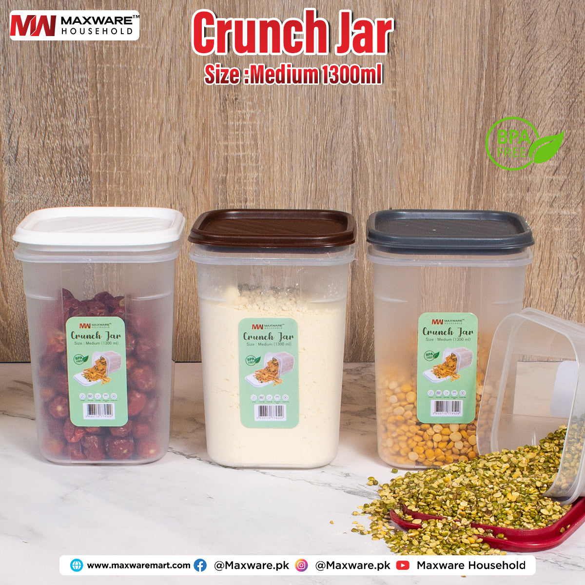 Crunch Jar Medium - 1300ml