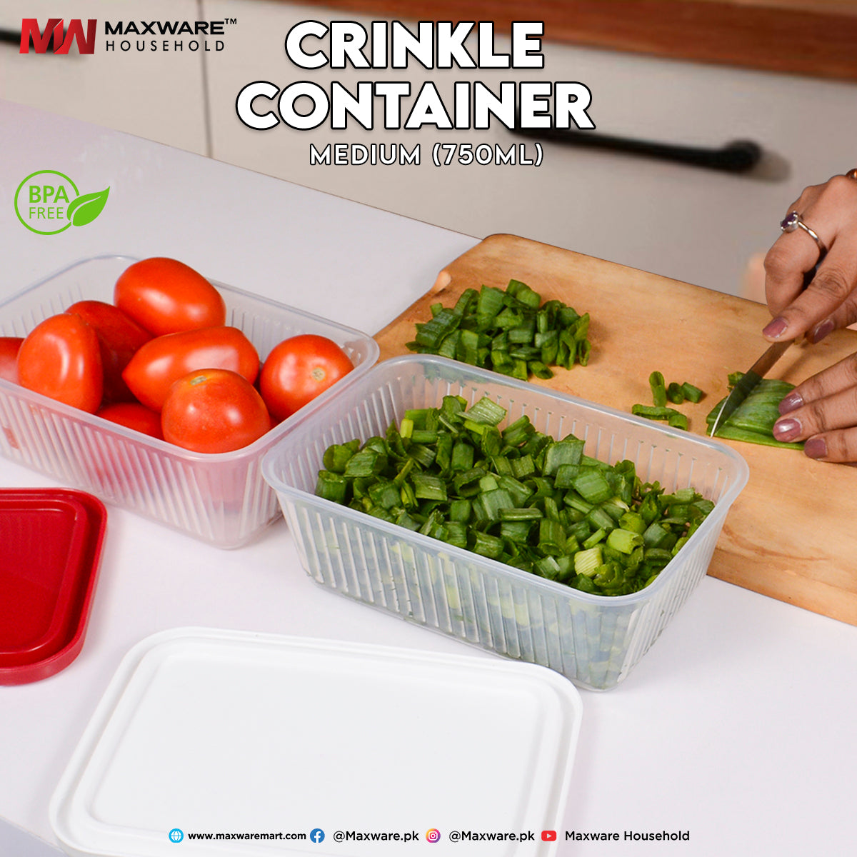 Crinkle Container Medium (750 ml)