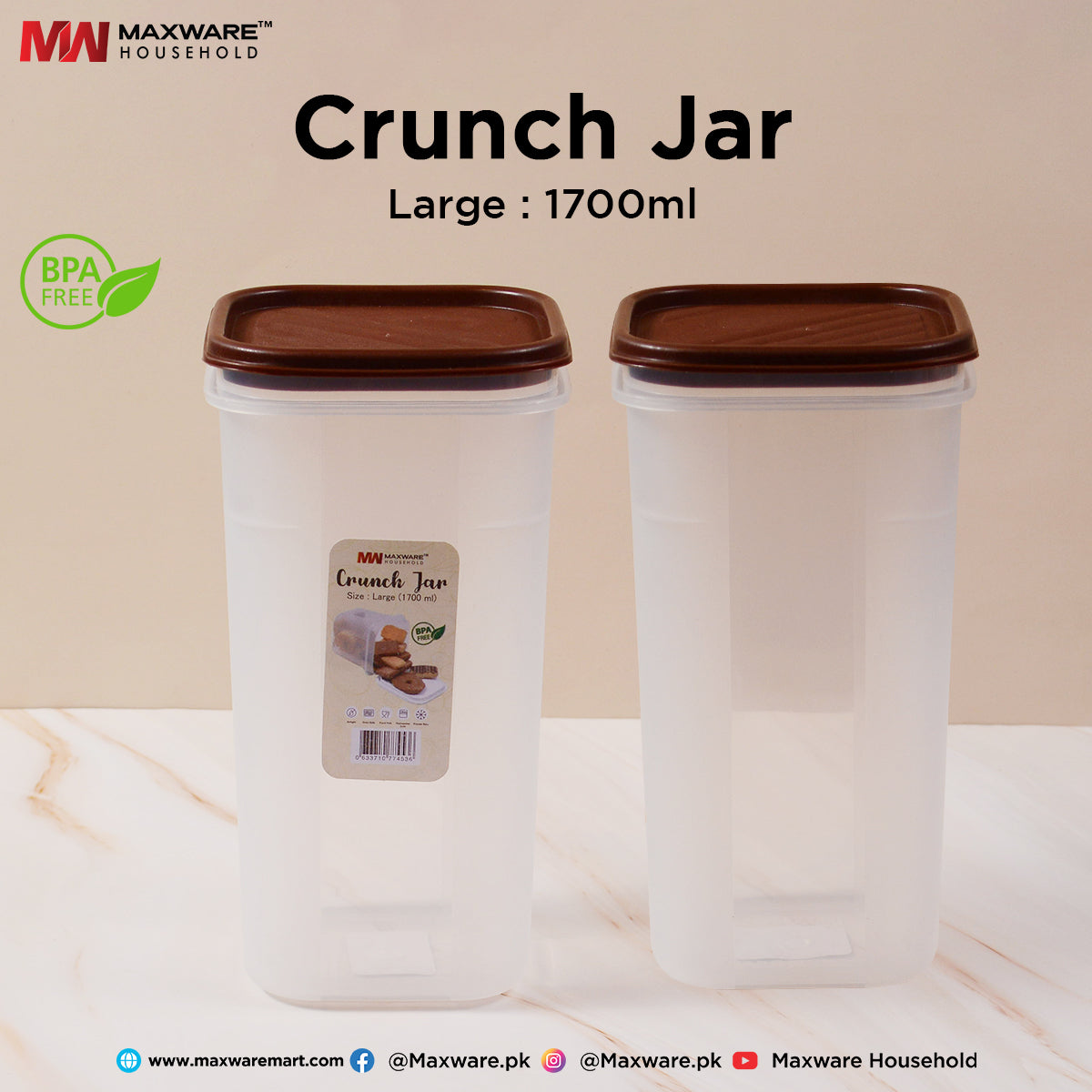 Crunch Jar Large-1700 ml