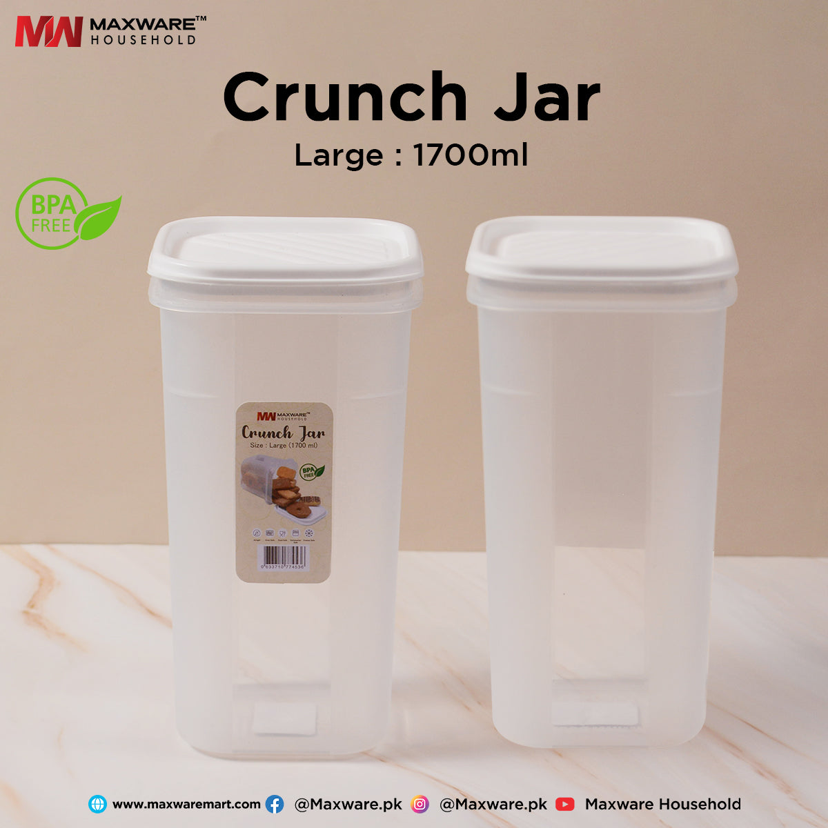 Crunch Jar Large-1700 ml