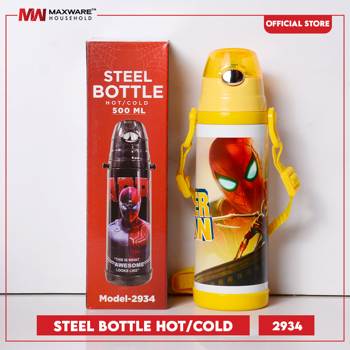 Steel Bottle Hot/Cold Model 2934