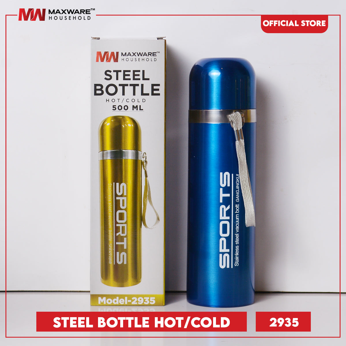 Steel Bottle Hot/Cold Model 2935