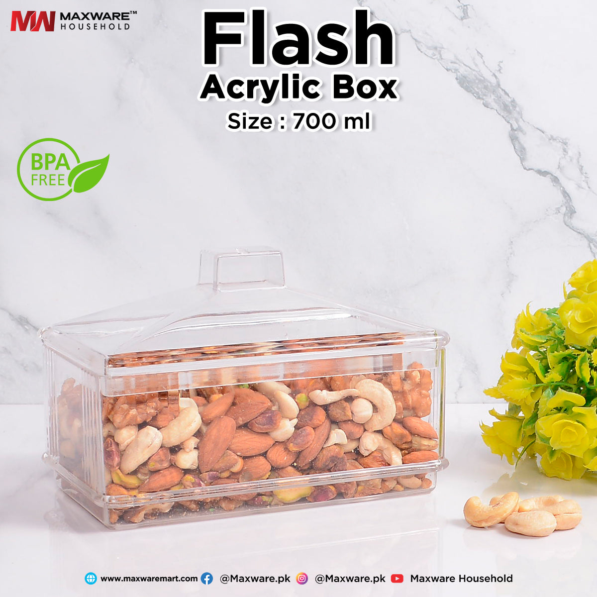 Flash Acrylic Box 700ml