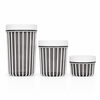 Stripe Jar 3 Pcs Set