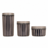 Stripe Jar 3 Pcs Set