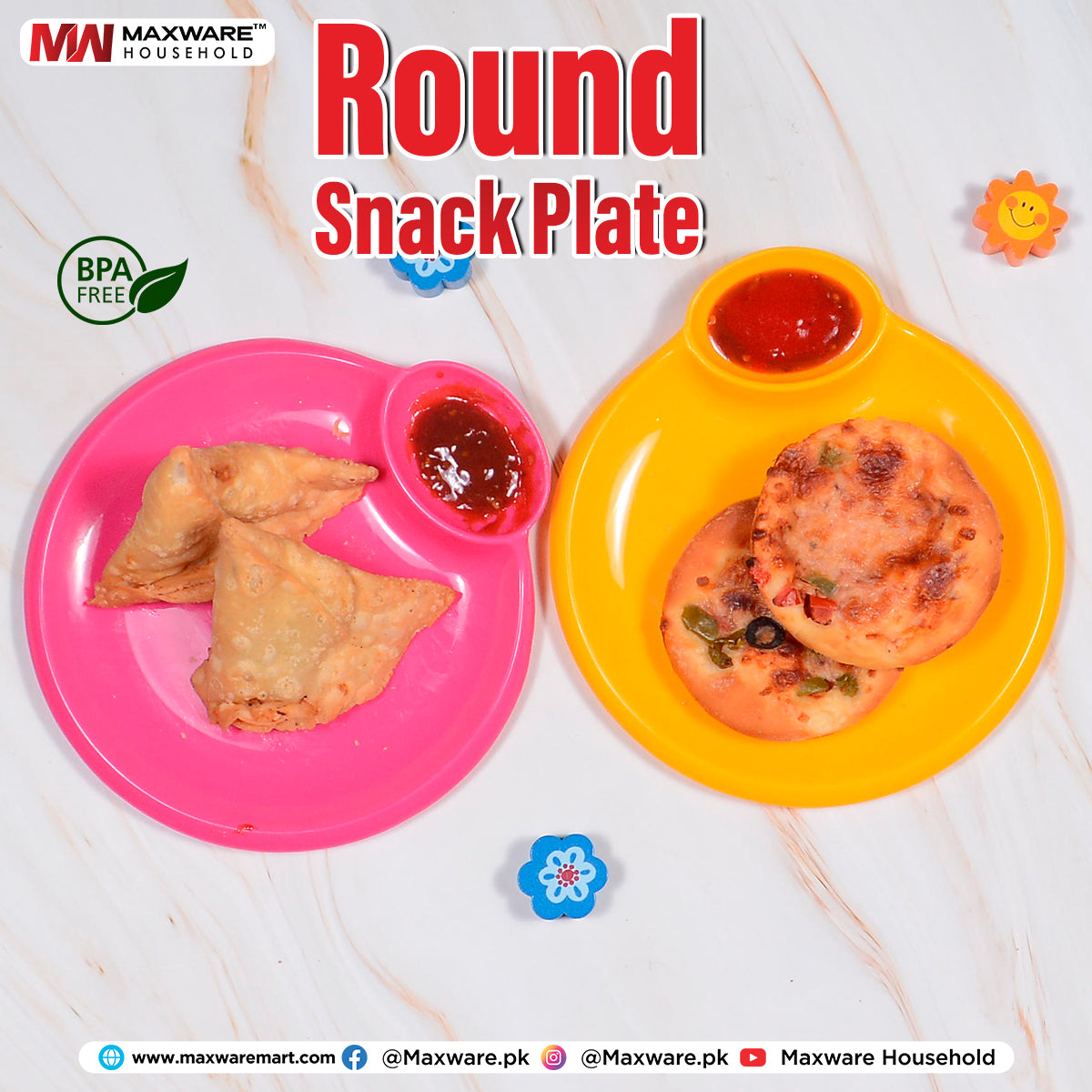 Round Snack Plate