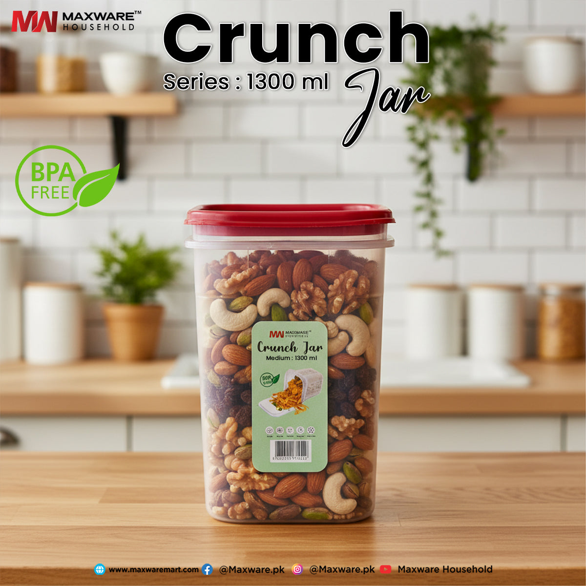 Crunch Jar Medium - 1300ml