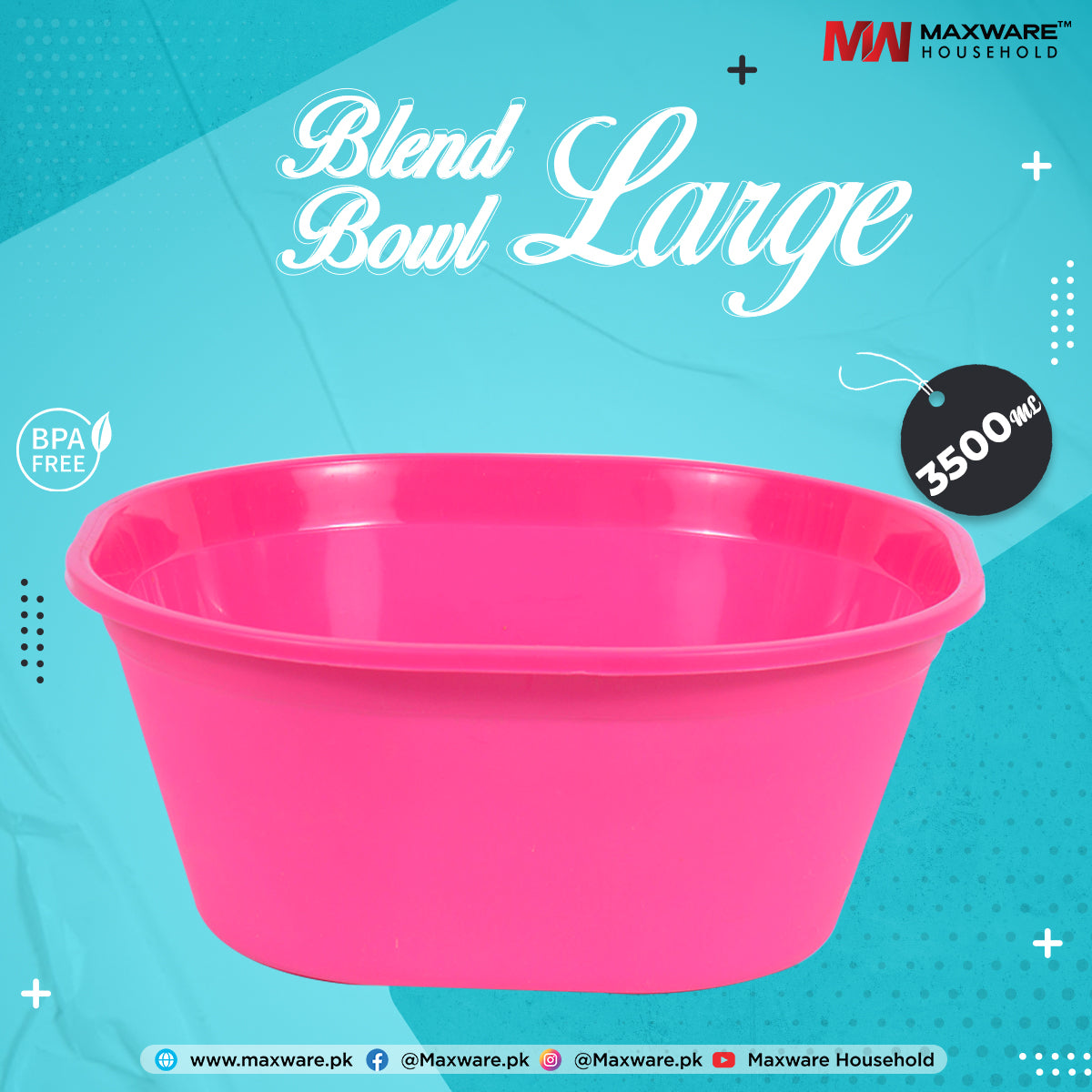 Blend Bowl Large - Maxwaremart