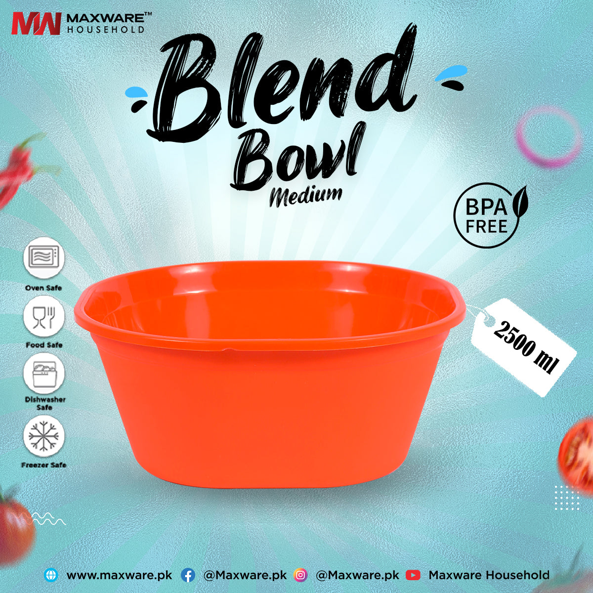 Blend Bowl Medium - Maxwaremart