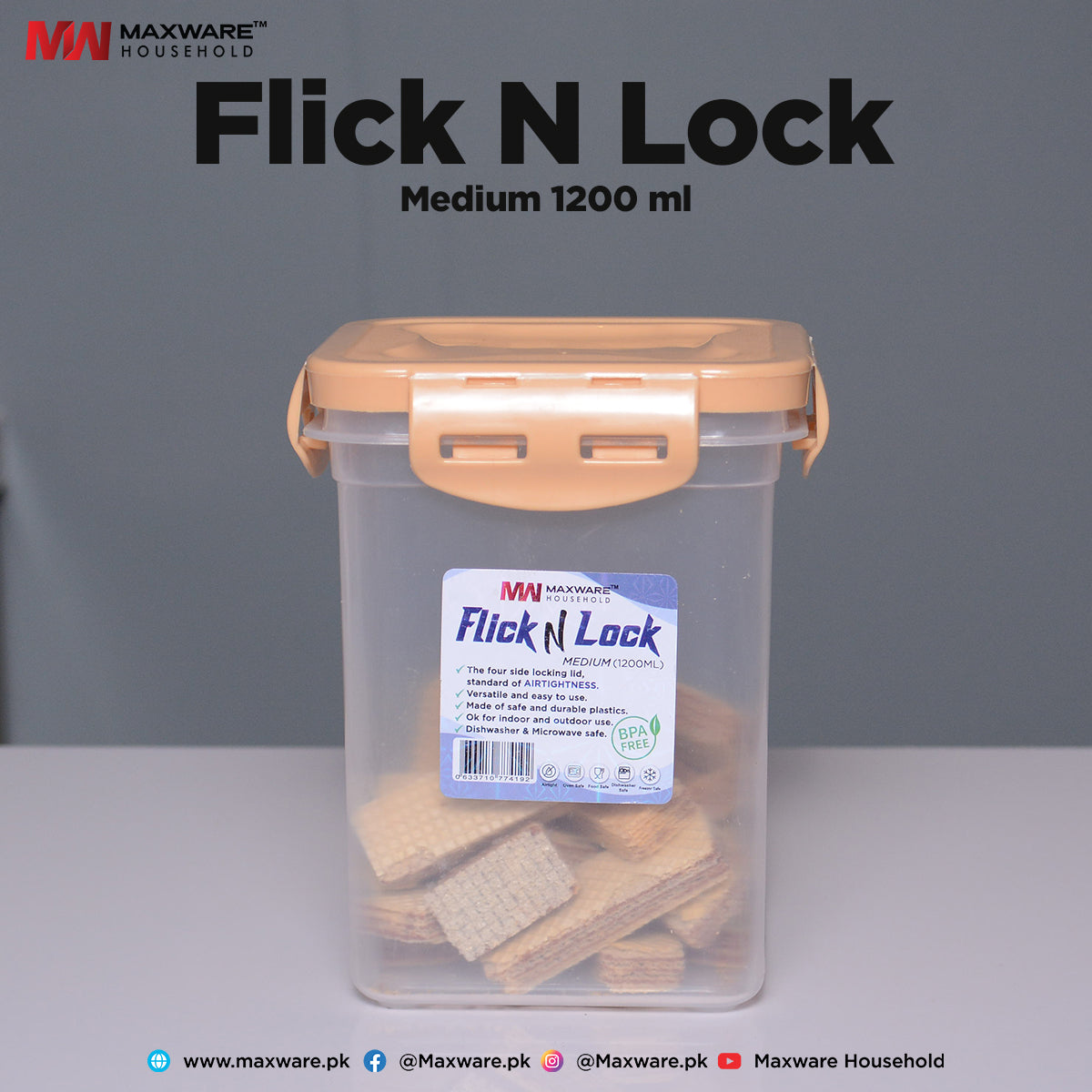 Flick N Lock Medium - Maxwaremart