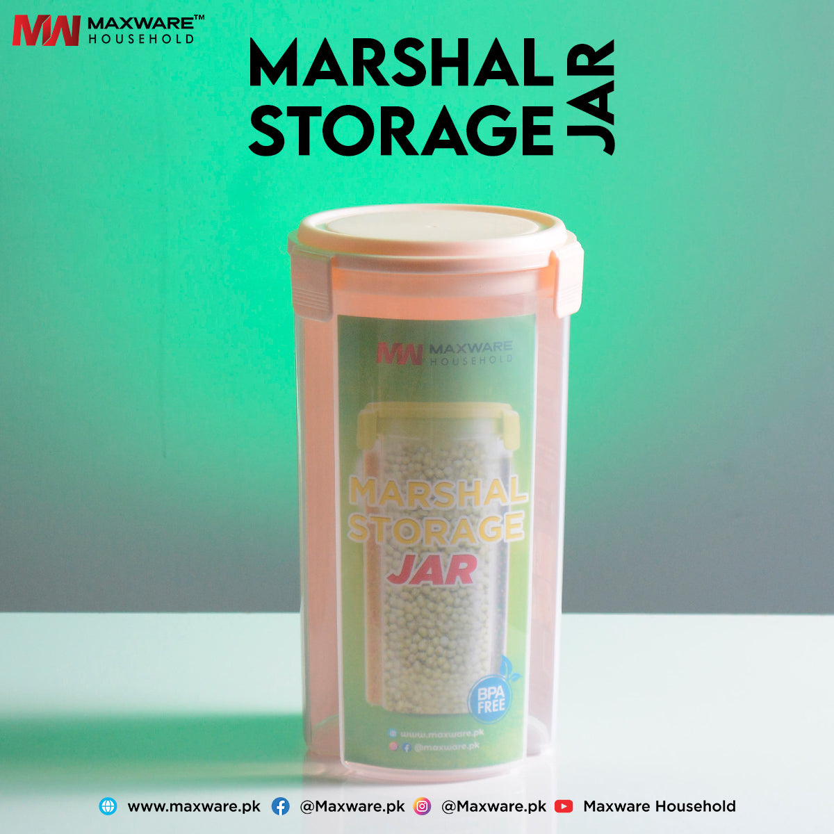 Marshall Storage Jar - Maxwaremart
