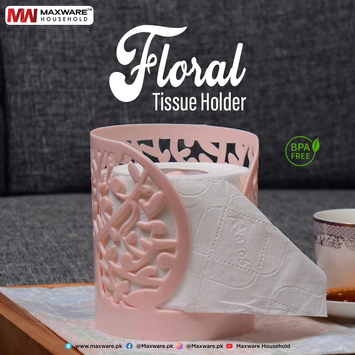 Floral Tissue Holder - Maxwaremart
