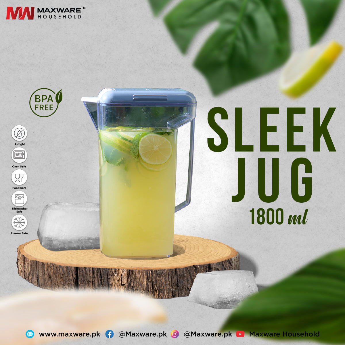Sleek Jug (1800 ml)