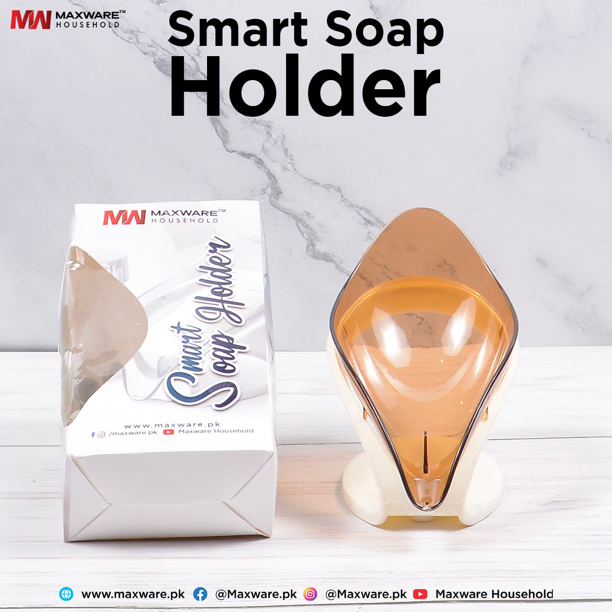Smart Soap Holder (Box Pack)